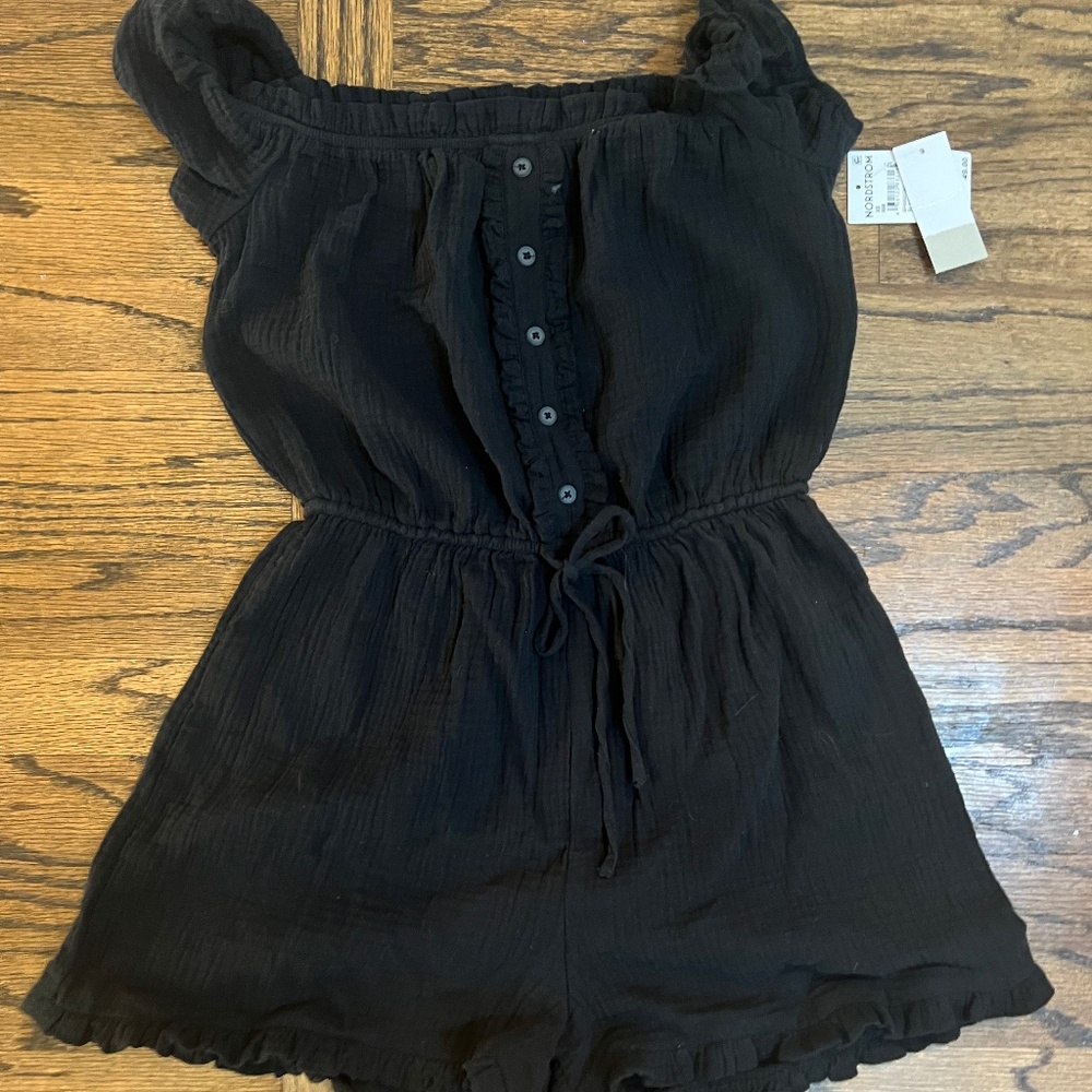 NWT Black Romper from Nordstroms - BP - Size XS